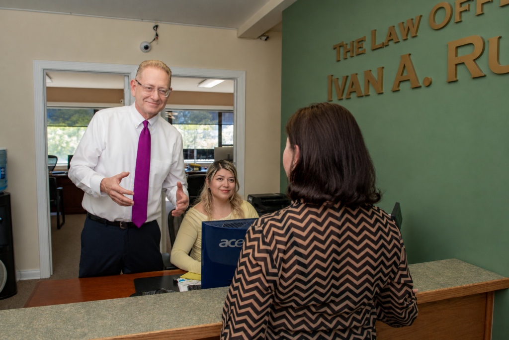 Ivan Rueda law office front desk